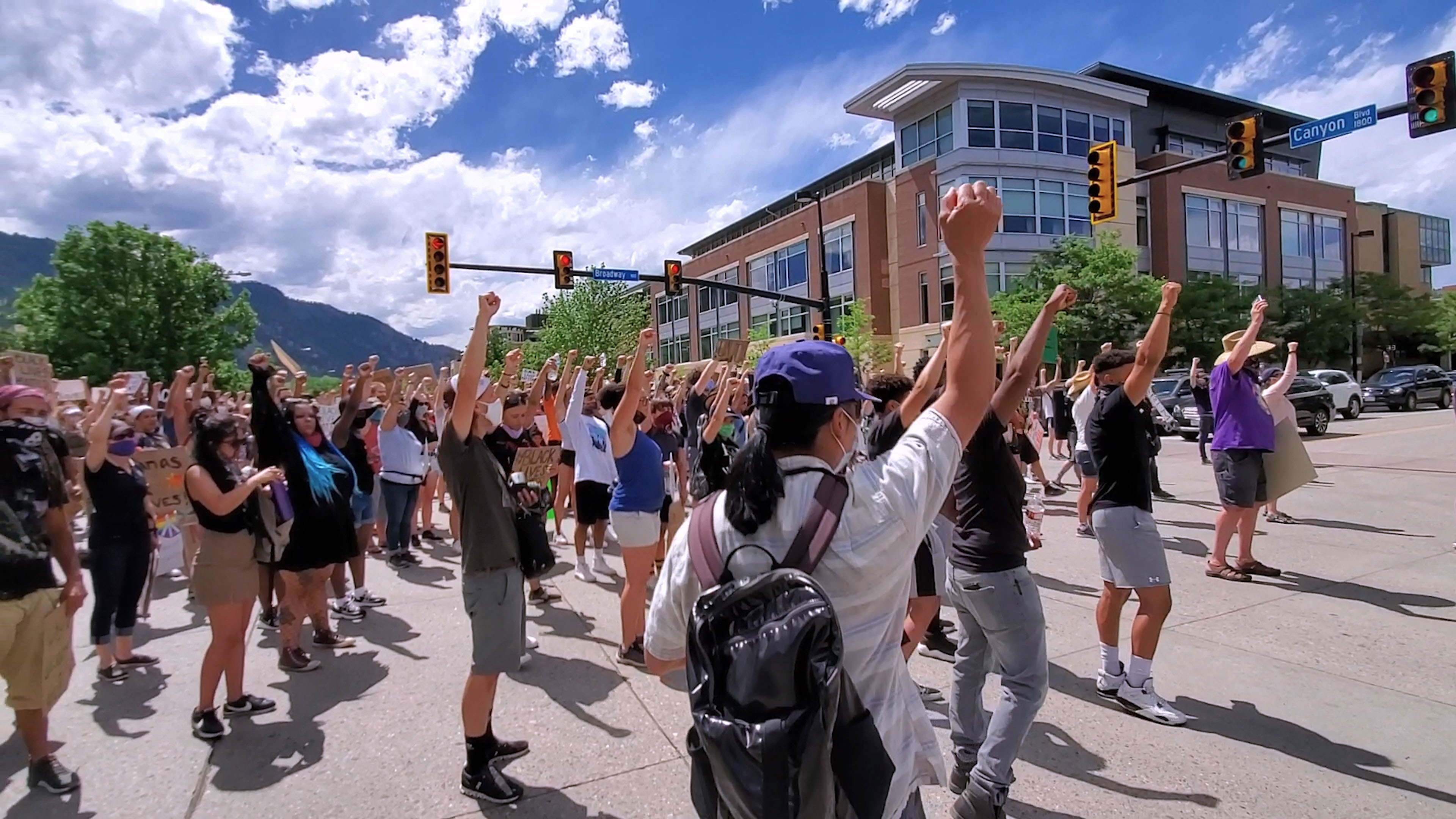 Racial equity march, Boulder CO
